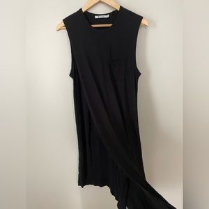 Alexander Wang tshirt dress layered sleeveless Size small